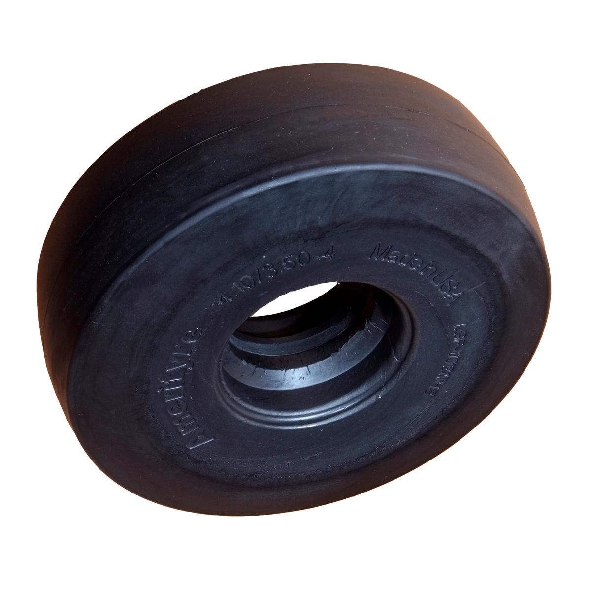 Amerityre Solid Smooth 410/350-4 2.5in. HD 300lb Hand Truck Tire