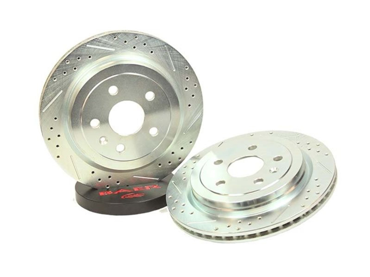 Baer Sport Drilled & Slotted Rotors (Rear) :: 2010-2015 Camaro SS & SS/1LE
