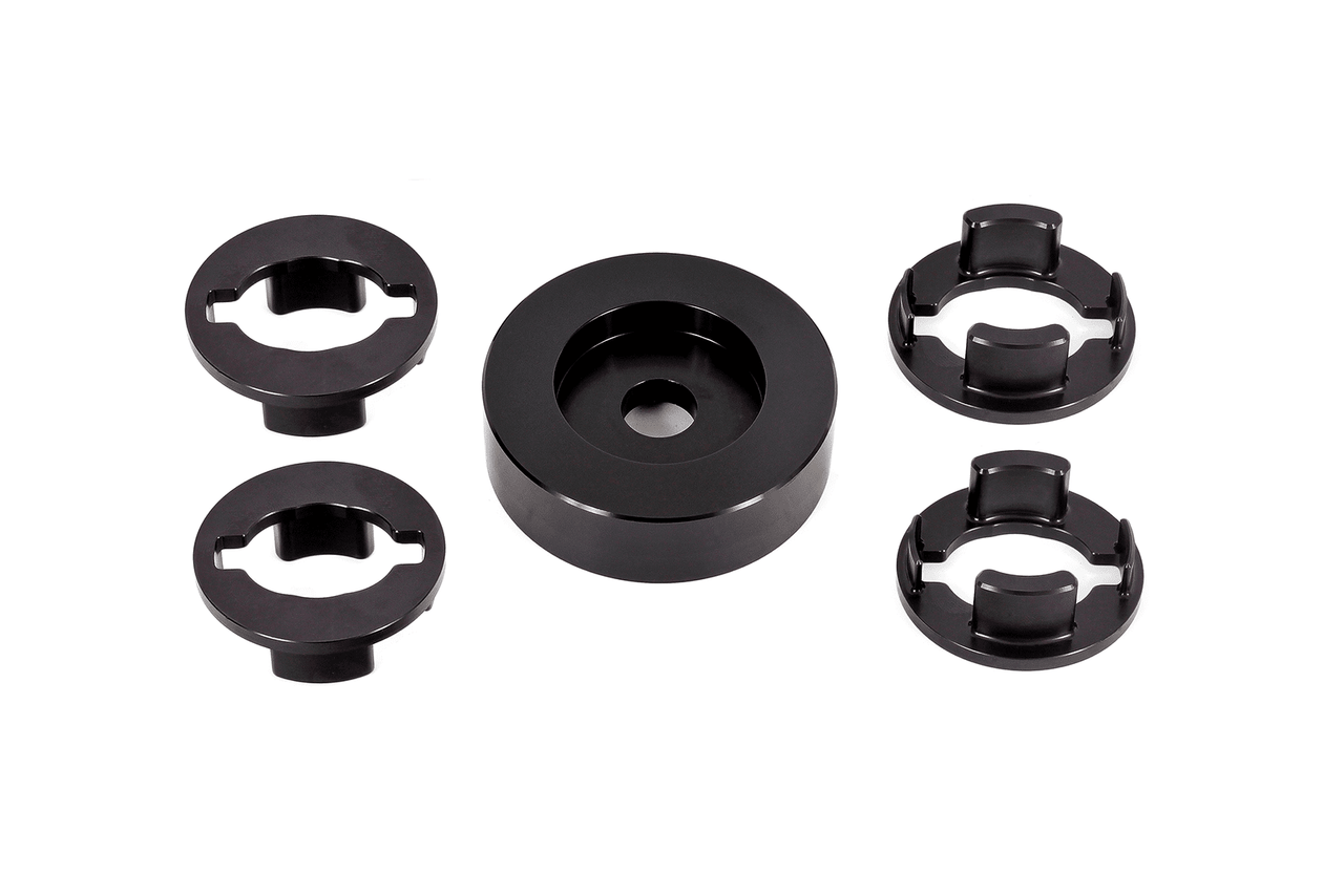 BMR Differential Bushing Lockout Kit, Aluminum, Black :: 2016-2024 Camaro & 2016-2019 Cadillac CTS-V