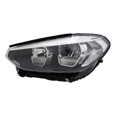 2020 BMW X3 Front Driver Side Replacement LED Headlight Lens and Housing ARSWLBM2518180