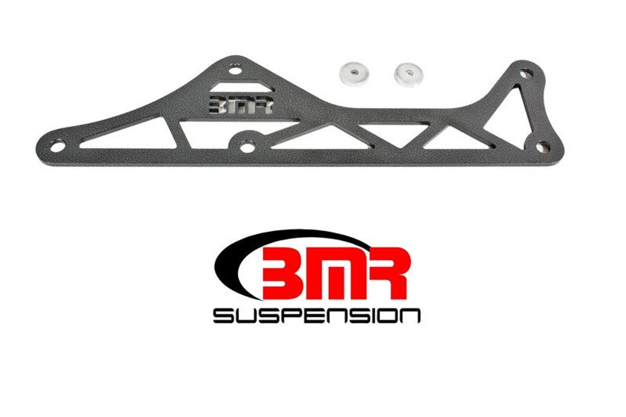 BMR Driveshaft Tunnel Brace, 1/4" Aluminum, Black Hammertone :: 2016-2024 Camaro & 2016-2019 Cadillac CTS-V