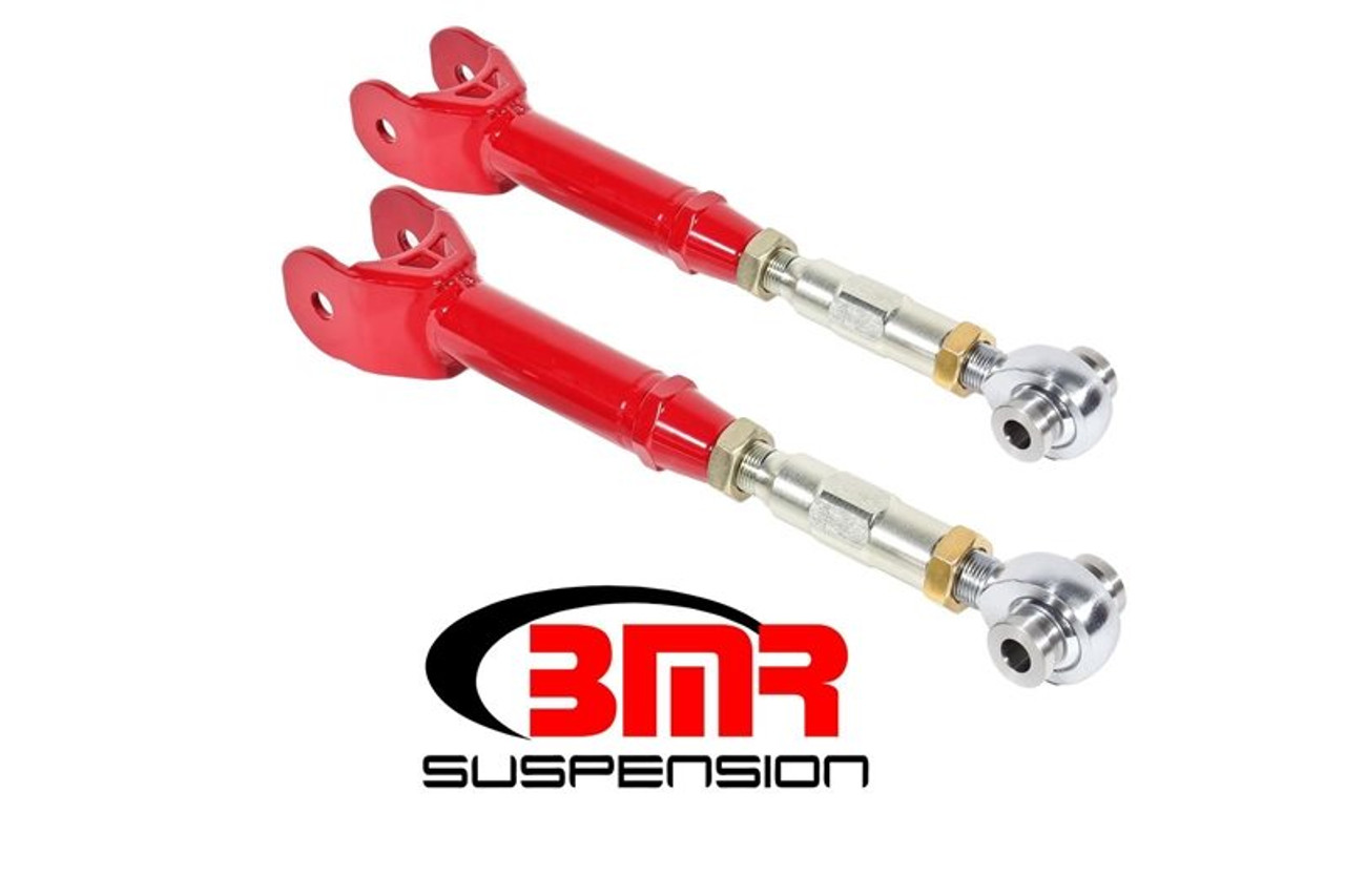 BMR Rear Fully-Adjustable Lower Trailing Arms, Red :: 2016-2024 Camaro