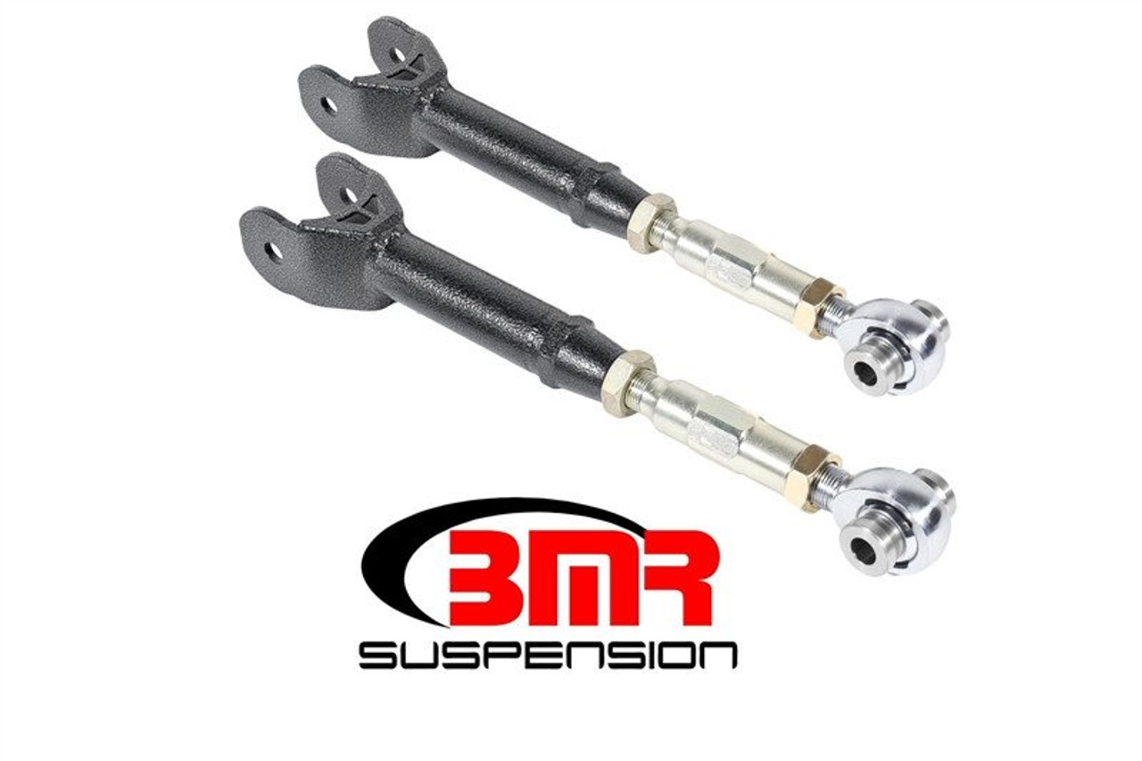 BMR Rear Fully- Adjustable Lower Trailing Arms, Black Hammertone :: 2016-2024 Camaro
