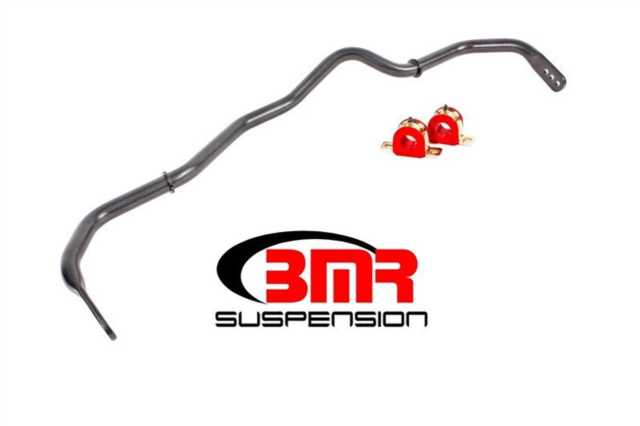 BMR Front Adjustable Sway Bar w/ Bushings, Black Hammertone :: 2016-2024 Camaro SS