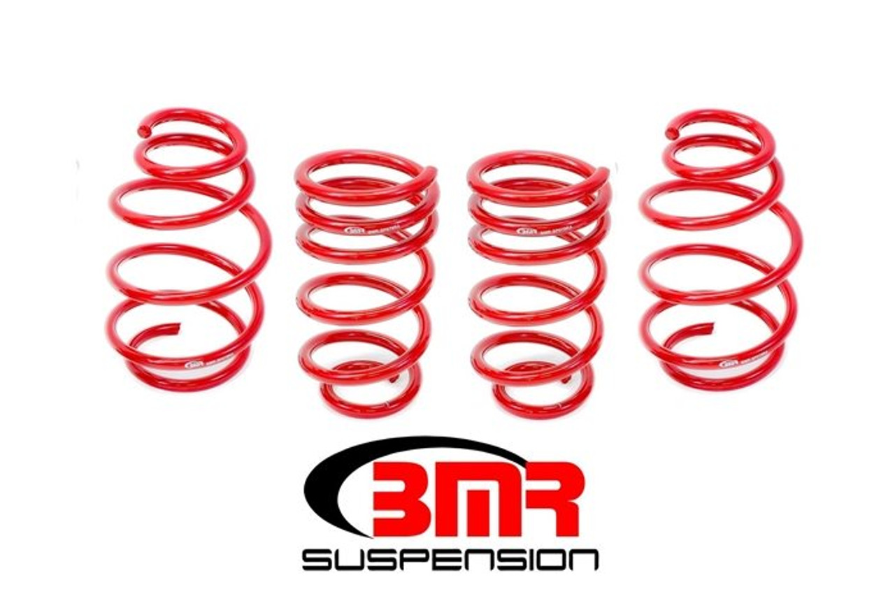 BMR 1.25" Drop Front & Rear Lowering Springs,Red :: 2010-2015 Camaro SS & ZL1