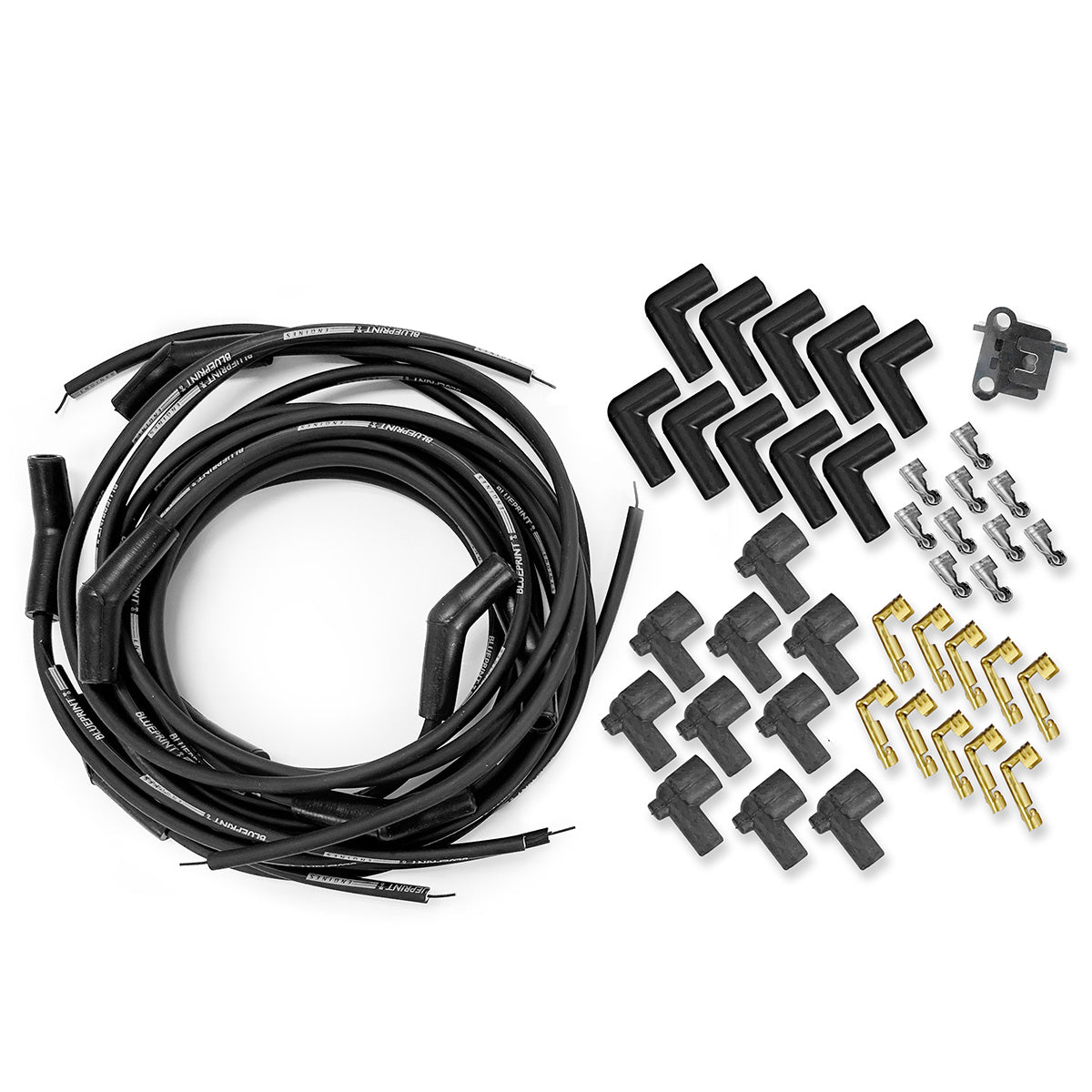 8mm Spark Plug Wire Set - 135° Boots - GM BB and Ford SB Compatible