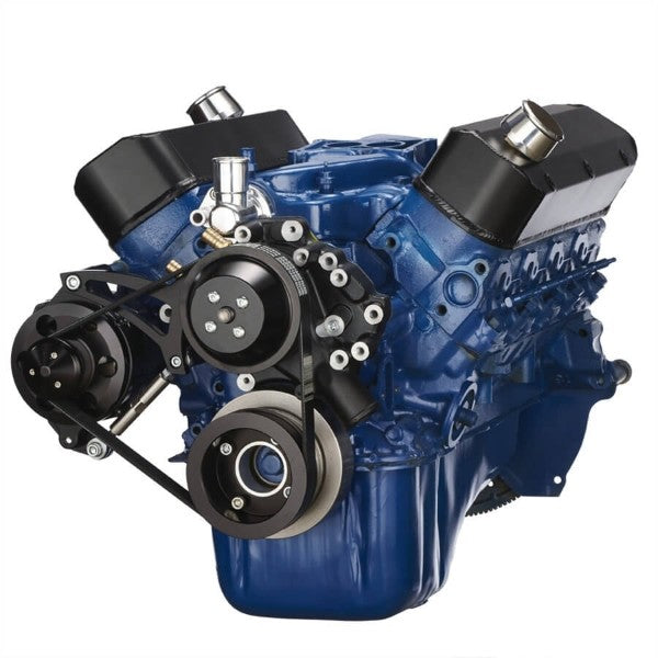 Ford 302 c.i. SB Compatible Front Accessory Drive - Quick Serpentine with Alternator | Water Pump | Brackets and Bolts