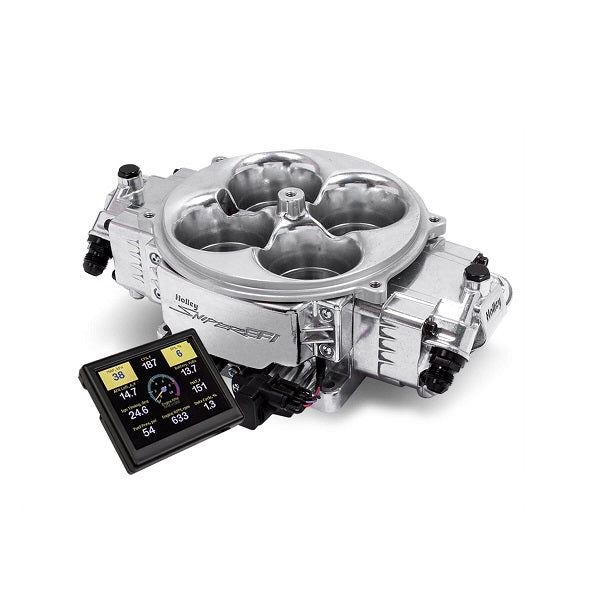 Holley Sniper 4500 EFI - Self-Tuning Kit - Power Adder - Chrome