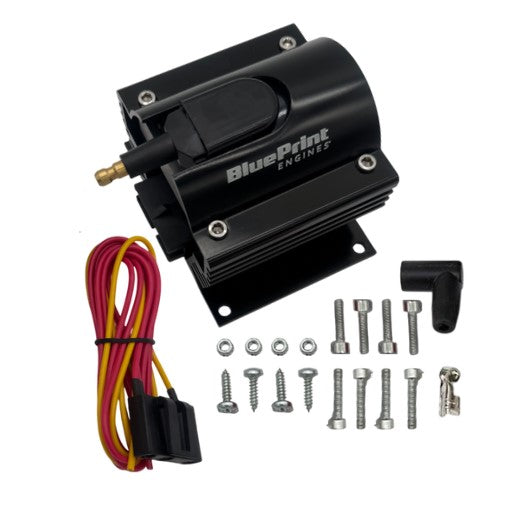 50K Volt Ignition Coil - External E-Core - Black