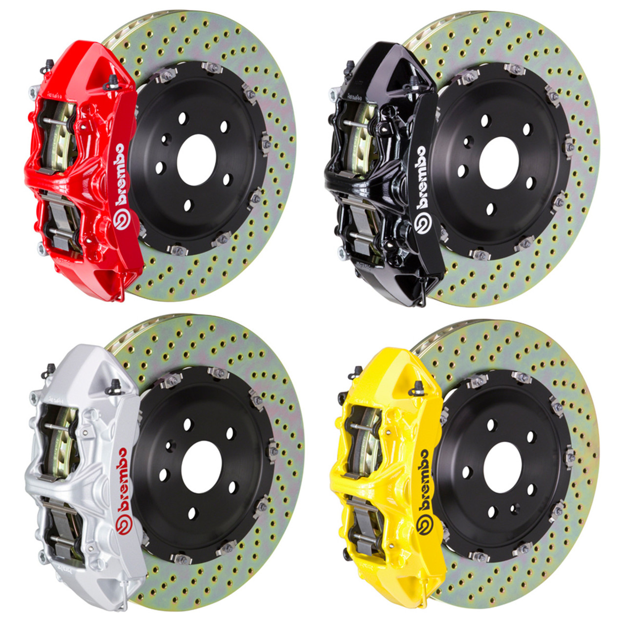 Brembo Front GT System Big Brake Kit, Cross Drilled Rotors :: 2010-2015 Camaro SS