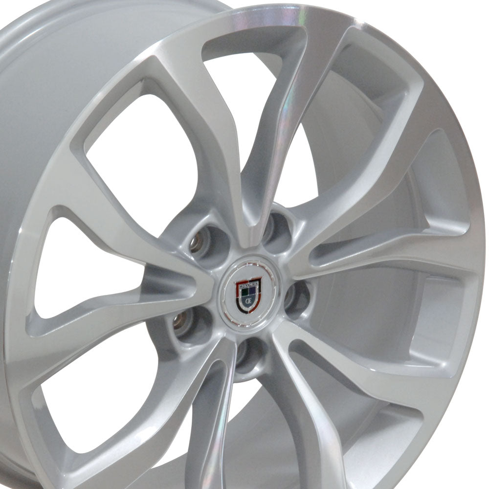 18" Fits Cadillac - ATS Style Wheel - Silver Mach'd Face 18x8