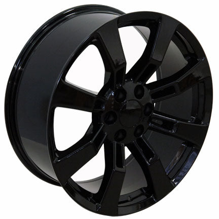 22" Fits Cadillac - Escalade Style Wheel - Black 22x9