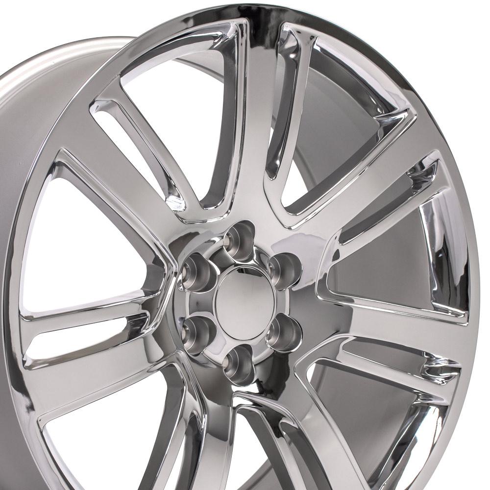 24" Chrome Wheel 24x10 fits Cadillac Escalade 24x10