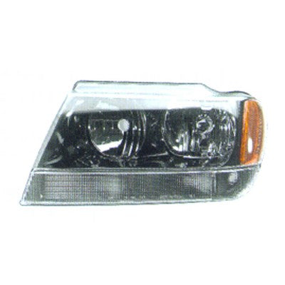 2004 Jeep Grand Cherokee Front Driver Side Replacement Headlight Assembly ARSWLCH2502120V
