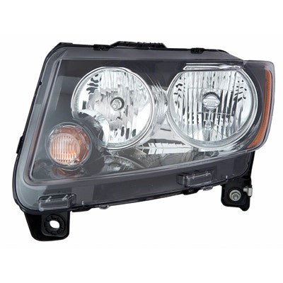 2013 Jeep Compass Front Driver Side Replacement Halogen Headlight Assembly ARSWLCH2502246