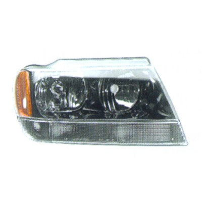 2001 Jeep Grand Cherokee Front Passenger Side Replacement Headlight Assembly ARSWLCH2503120V