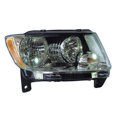2013 Jeep Grand Cherokee Front Passenger Side Replacement Halogen Headlight Assembly ARSWLCH2503224V