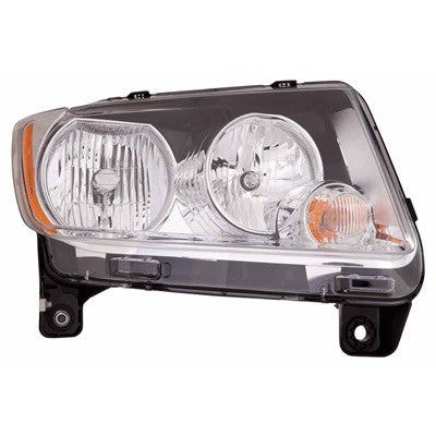 2013 Jeep Compass Front Passenger Side Replacement Halogen Headlight Assembly ARSWLCH2519139C