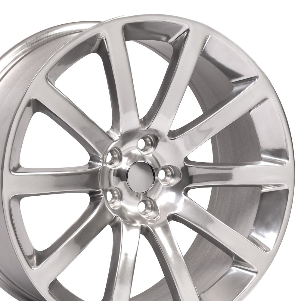 20" Fits Chrysler - 3 SRT Wheel - Polished Silver 20x9