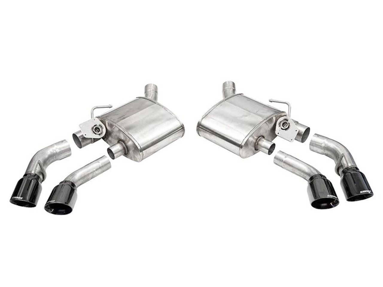 Corsa Variable Sound Axle-Back w/ Black Quad Tips :: 2016-2024 Camaro SS & ZL1