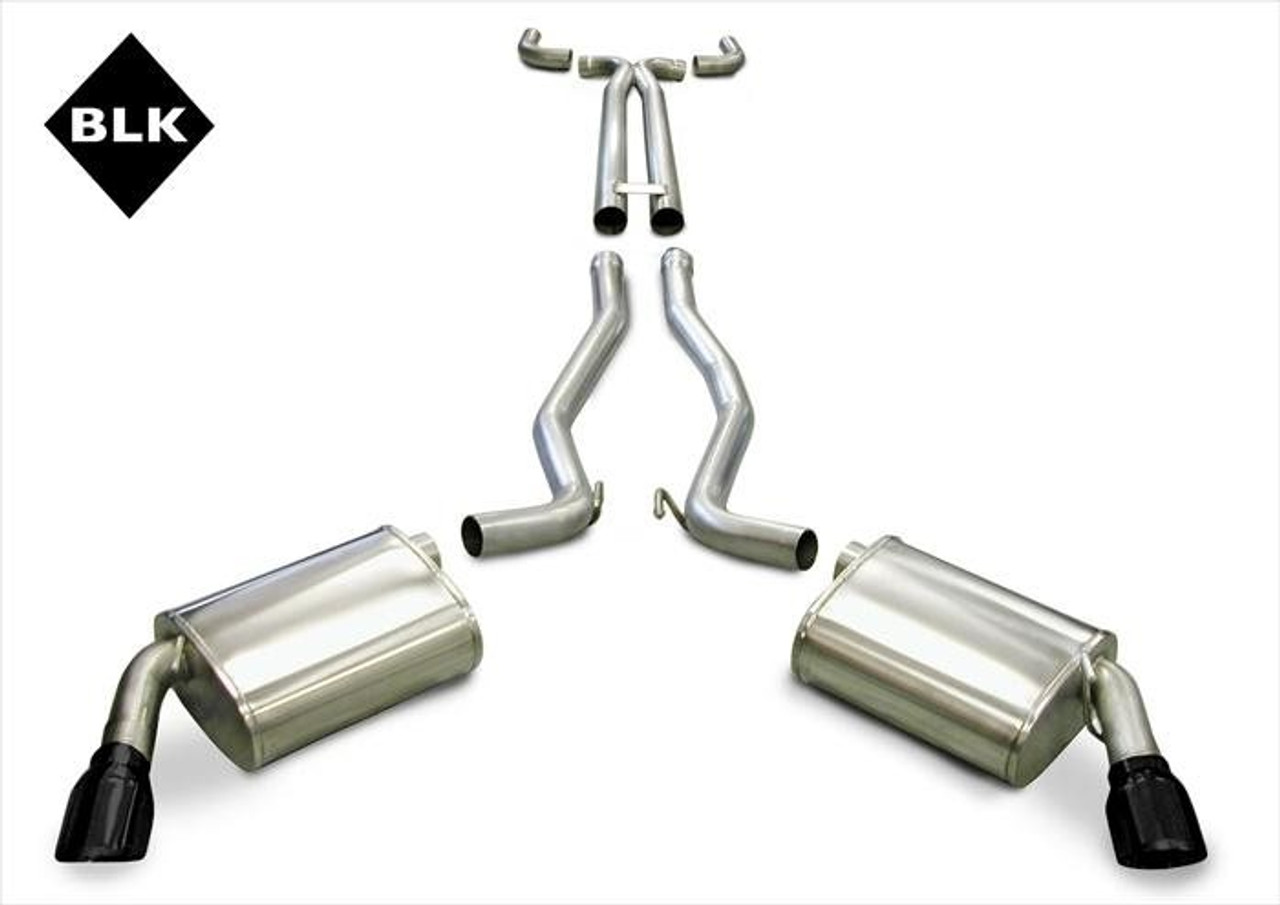Corsa Sport Cat-Back Exhaust :: 2010-2015 Camaro SS L99 Coupe
