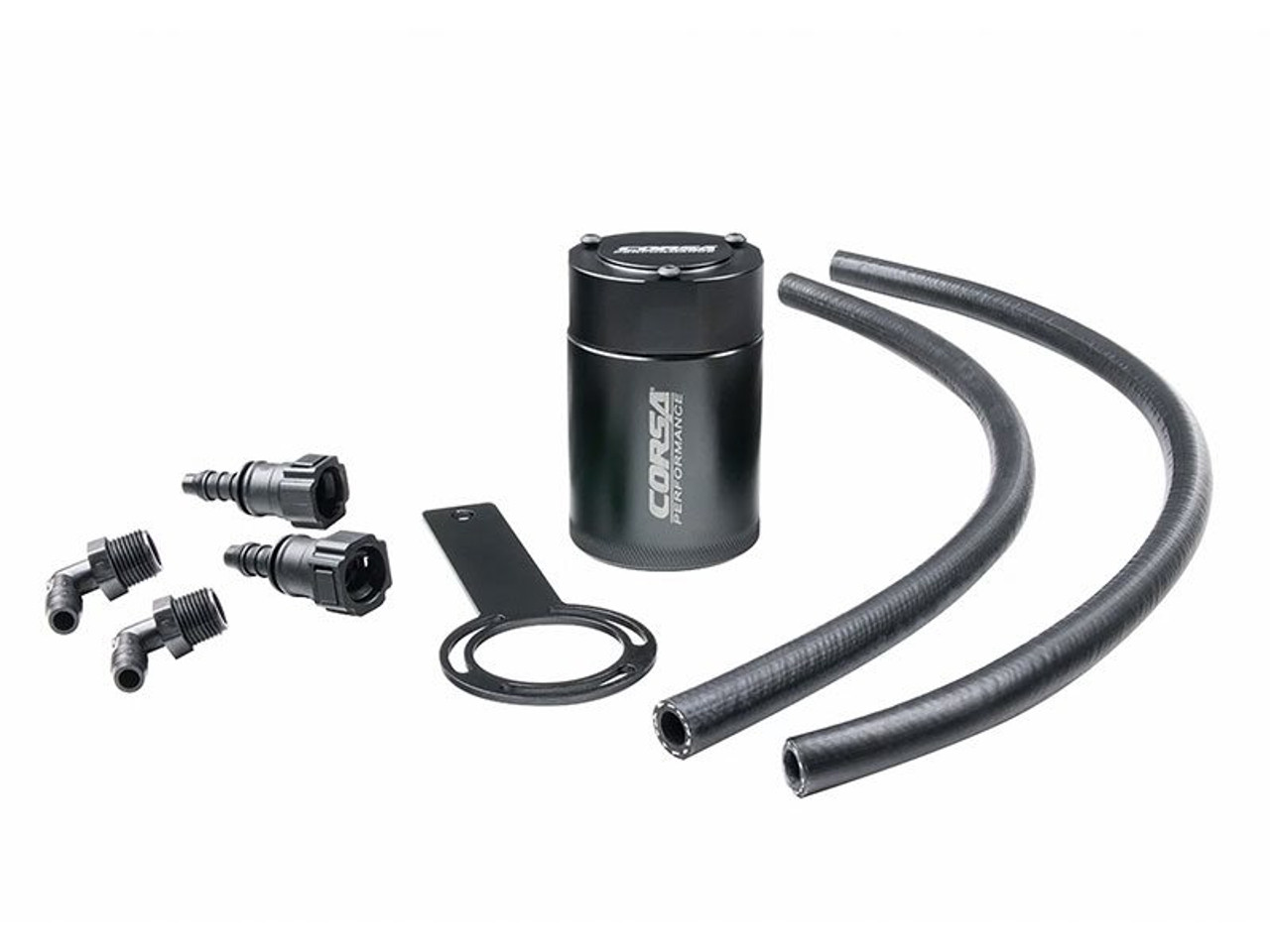 Corsa Aluminum Oil Catch Can :: 2014-2018 Silverado & GMC Sierra 1500 5.3L & 6.2L