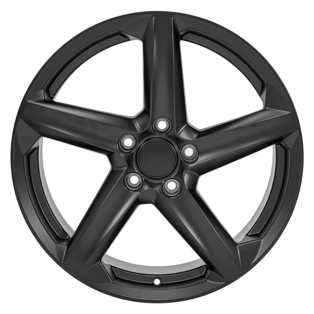 19" Wheel fits Chevrolet C8 Corvette - CV02D Satin Black 19x8.5