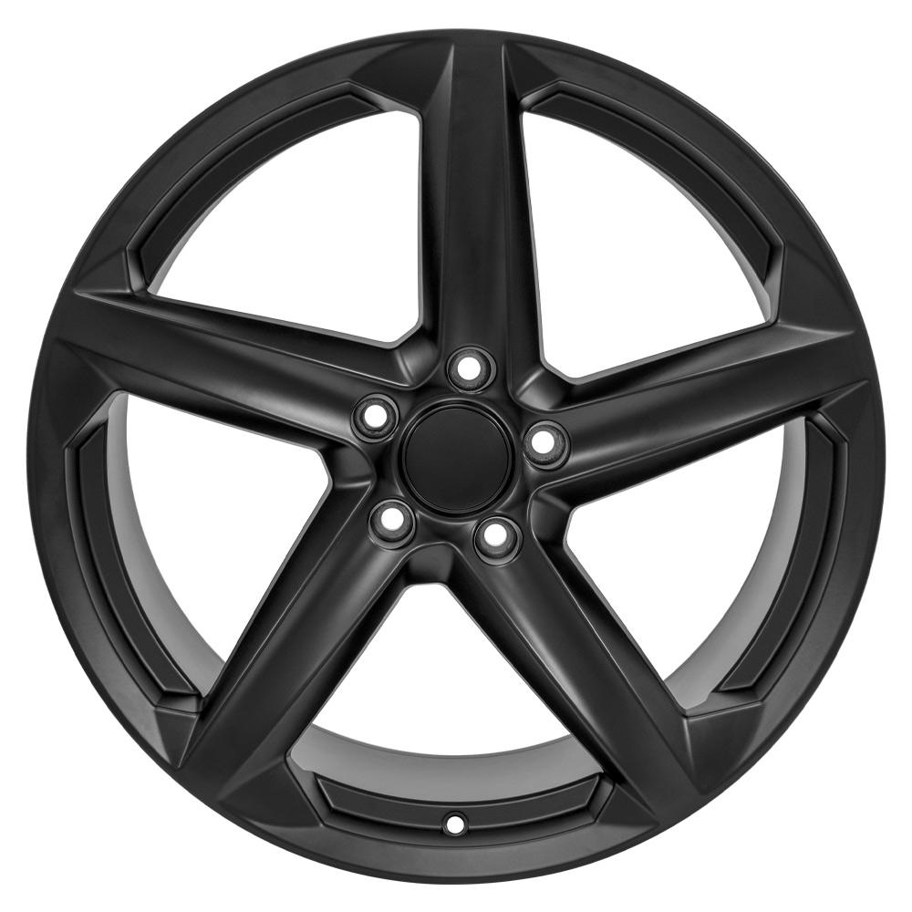 20" Wheel fits Chevrolet C8 Corvette - CV02D Satin Black 20x11