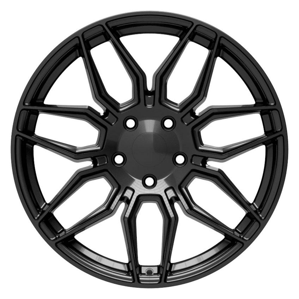 19" Wheel fits Chevrolet C7 Corvette - CV03C Black 19x10