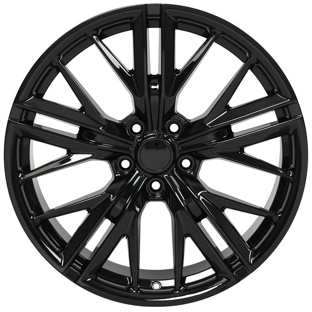 20" fits Chevrolet - Camaro ZL1 Wheel - Black 20x8.5