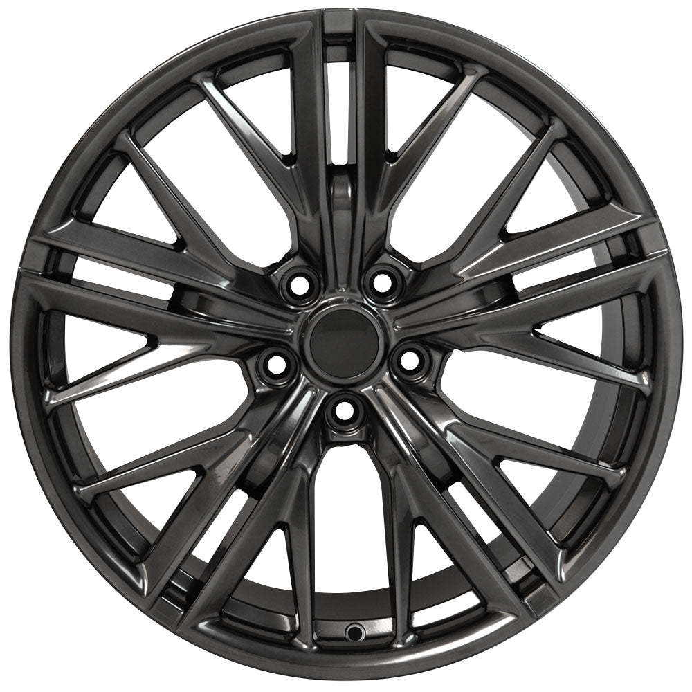 20" fits Chevrolet - Camaro ZL1 Wheel - Hyper Black 2x9.5