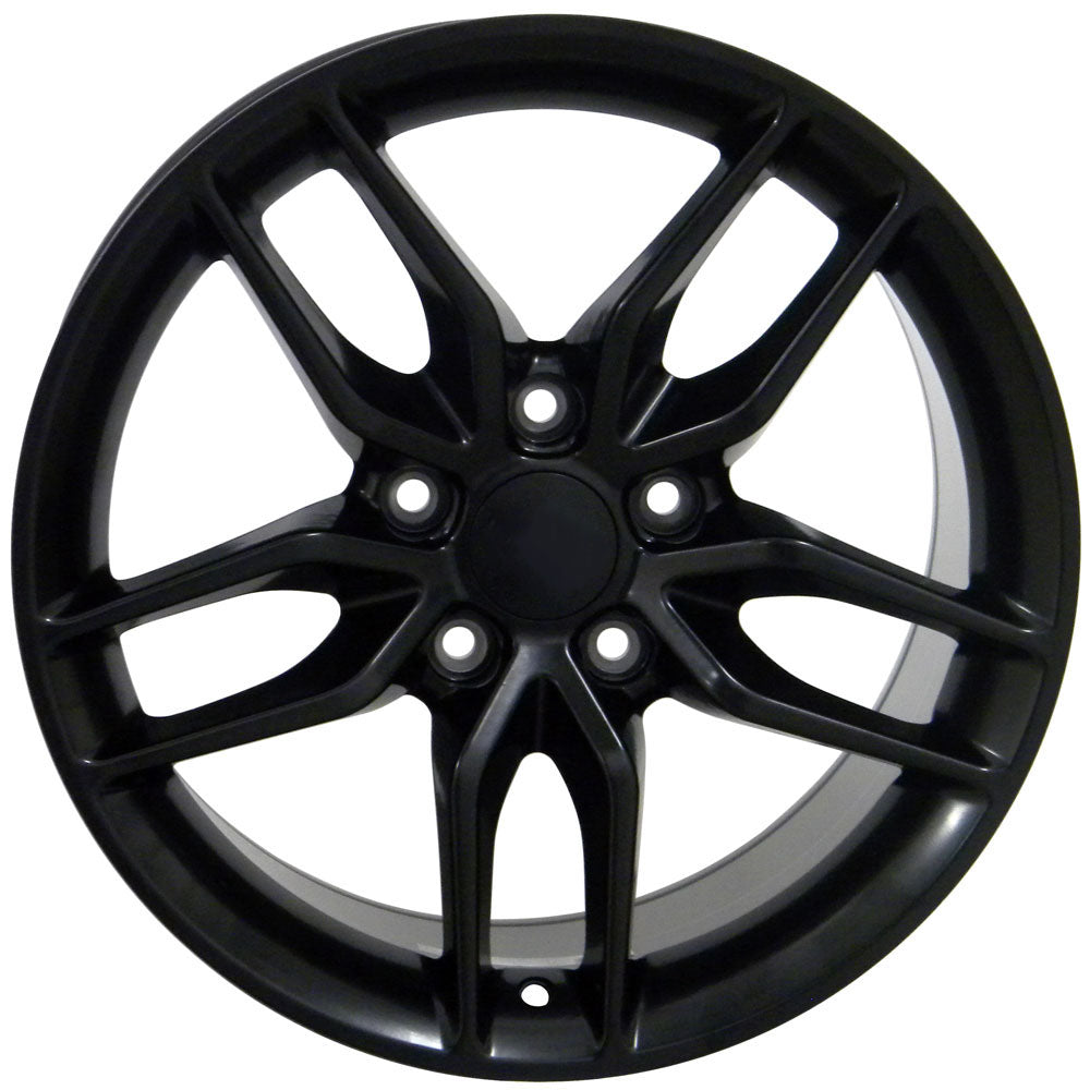 18" fits Chevrolet - C7 Stingray Wheel - Satin Black 18x1.5