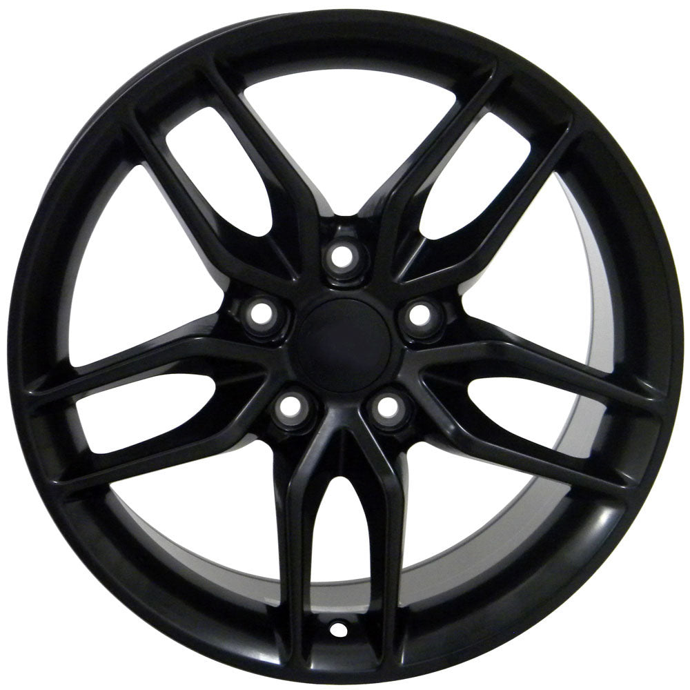18" fits Chevrolet - C7 Stingray Wheel - Satin Black 18x8.5