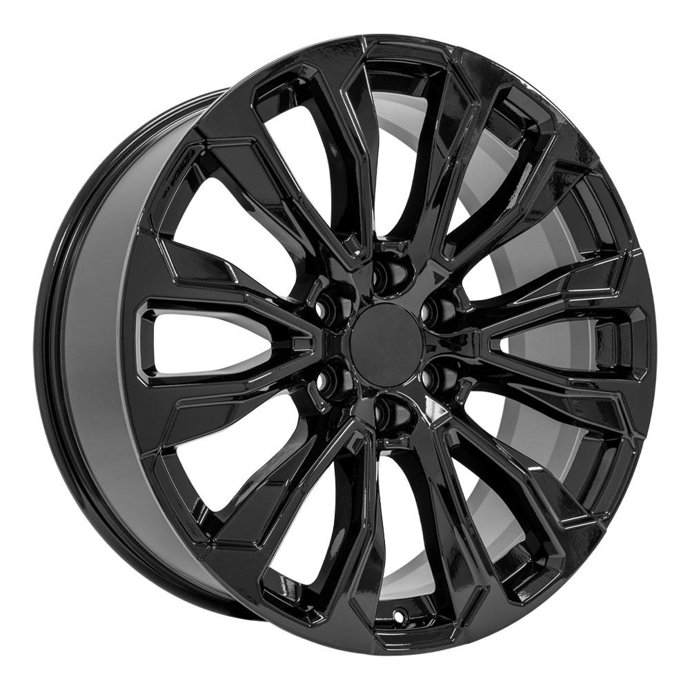 22" Wheel fits GMC Yukon 1500 - CV30 Black 22x9
