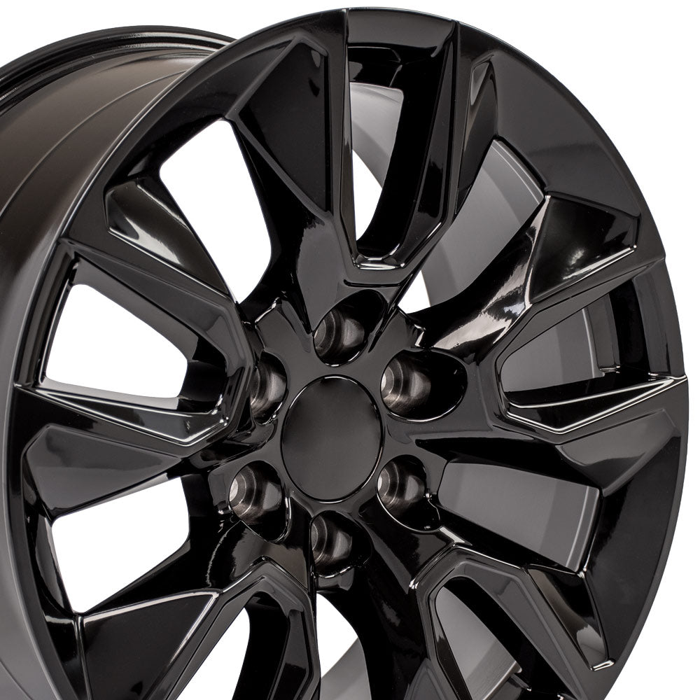 20" Rim Fits Silverado 1500 RST CV32 20x9 Gloss Black Chevy Truck Wheel