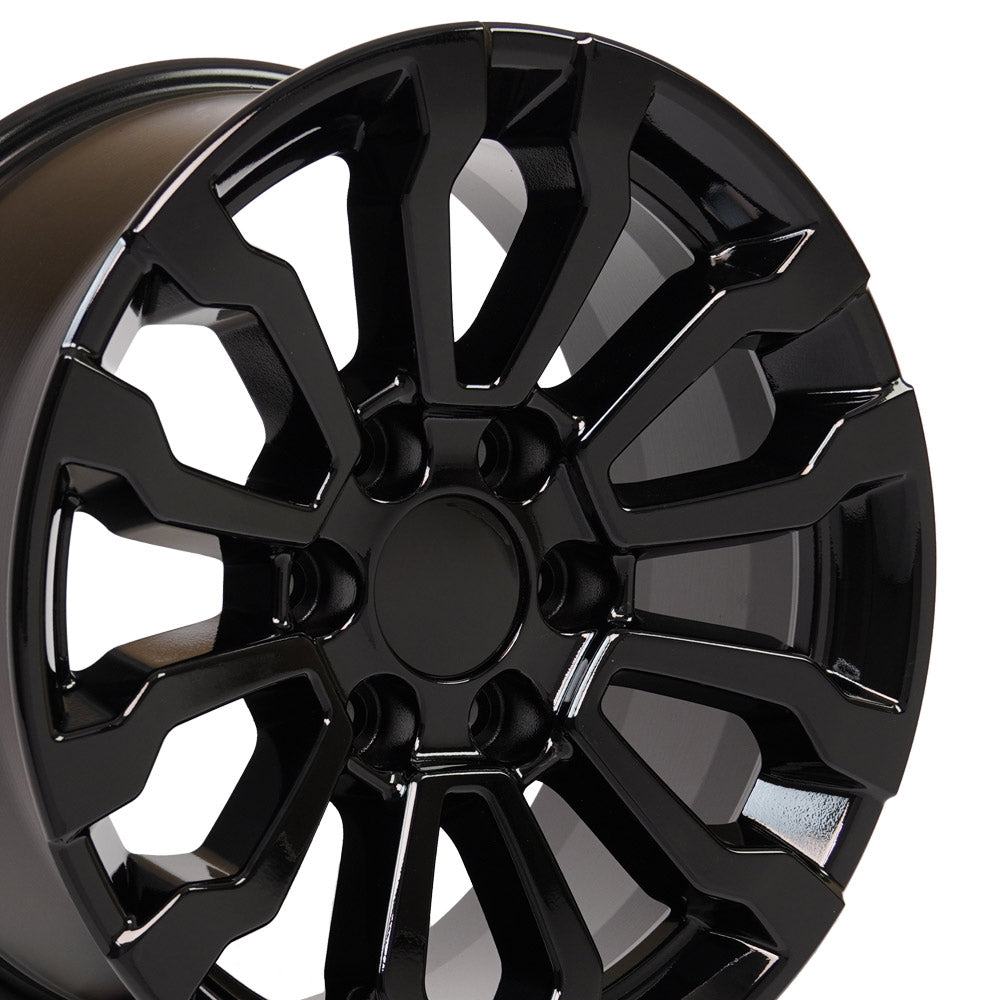 18" Fits GMC Sierra AT4 Rim - CV35 18x8.5 Black Sierra Wheel