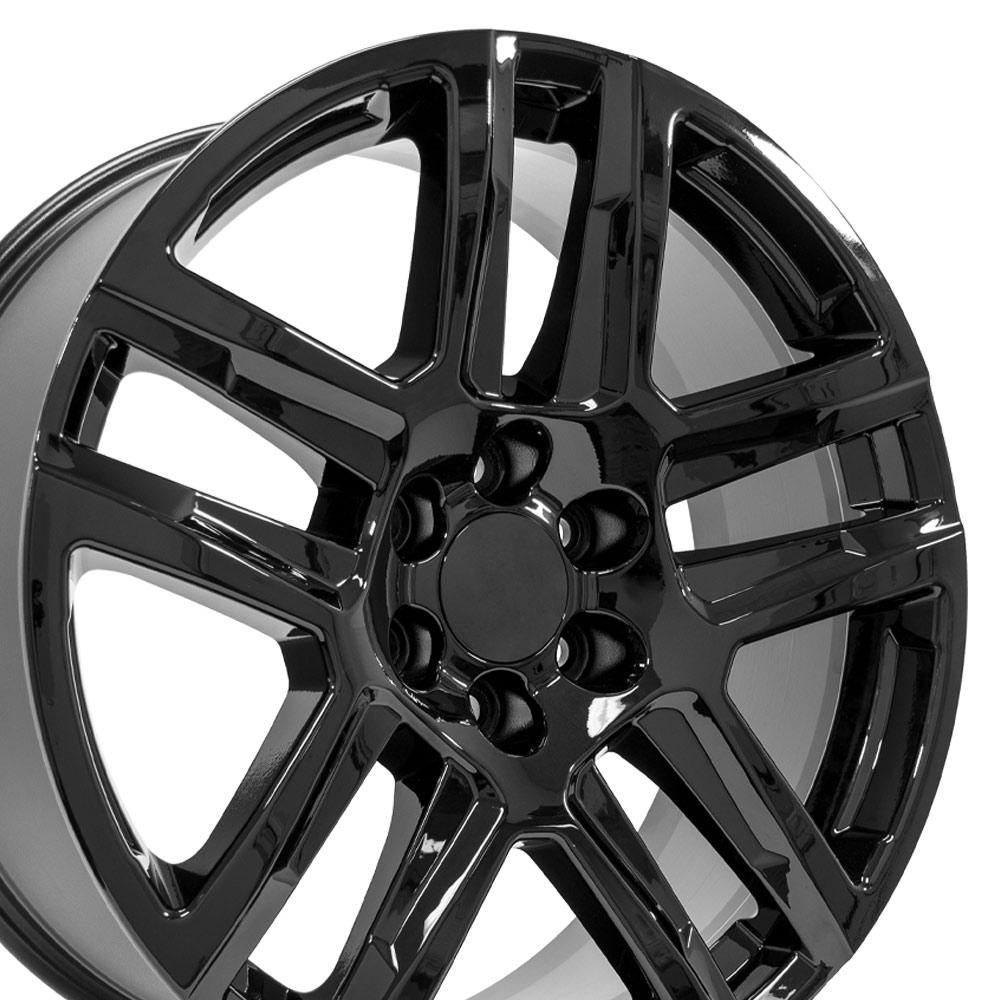 22" Wheel fits Chevrolet Silverado 1500 - CV63 Black 22x9