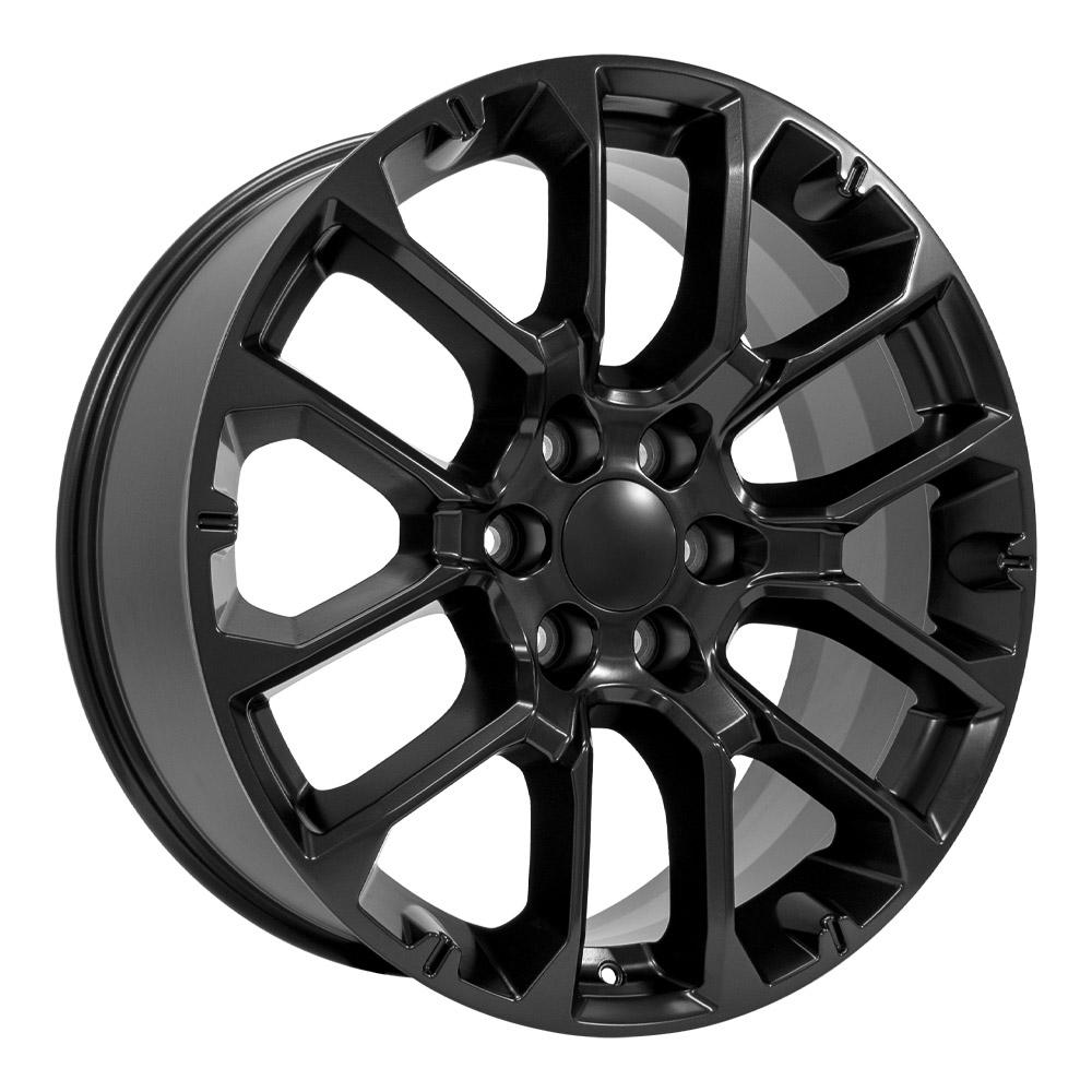22" Wheel fits Chevrolet Suburban 1500 - CV67 Satin Black 22x9
