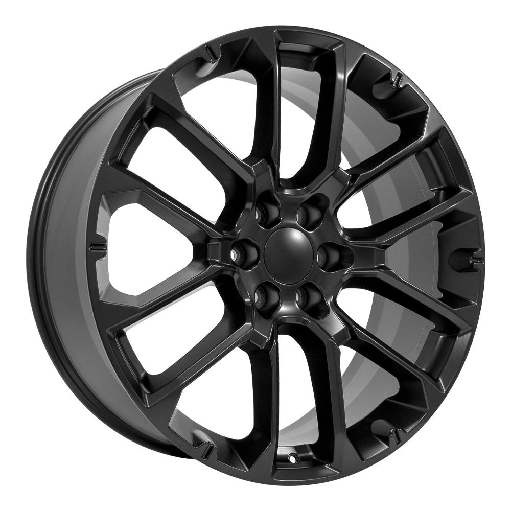 24" Wheel fits Chevrolet Suburban 1500 - CV67 Satin Black 24x10