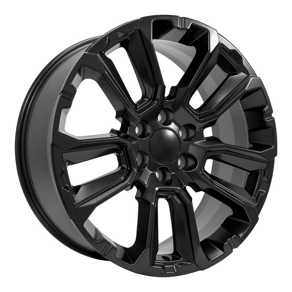 22" Wheel fits Chevrolet Suburban 1500 - CV68 Satin Black 22x9