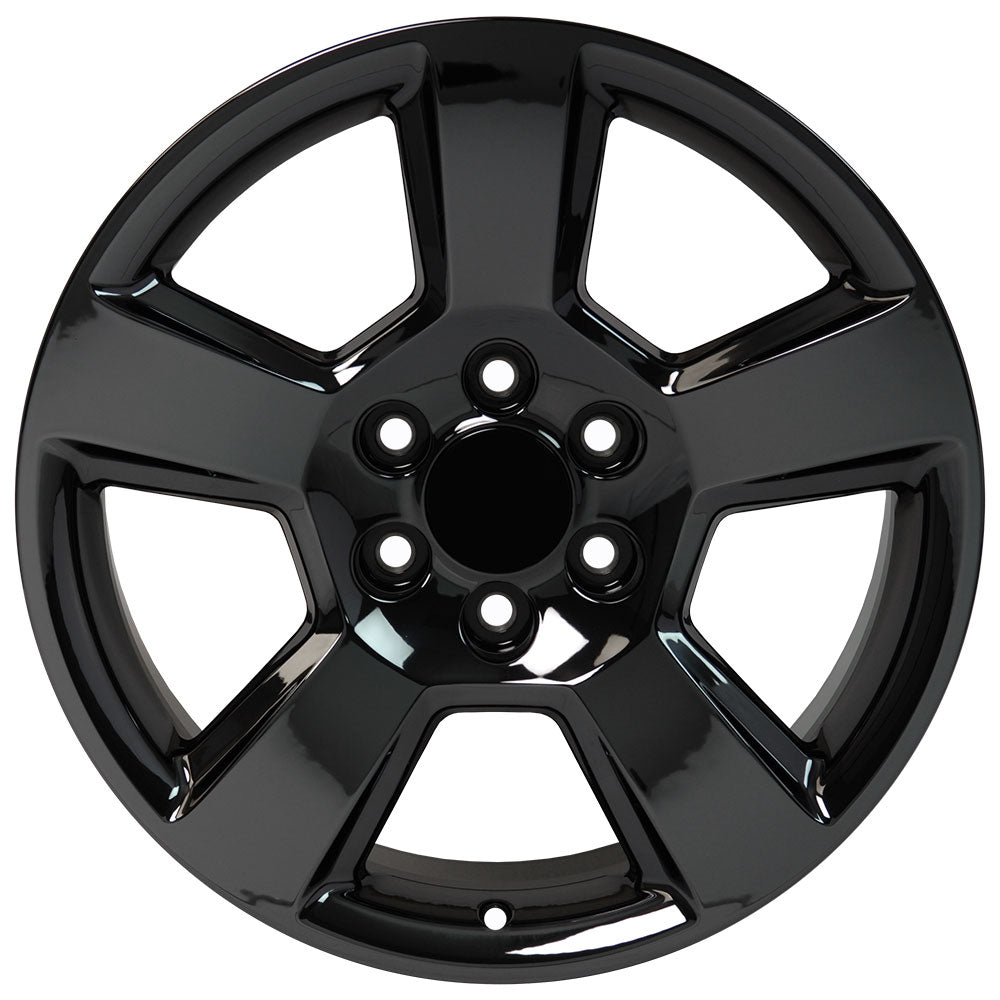 20" fits Chevrolet - Tahoe Wheel - Black Chrome 20x9