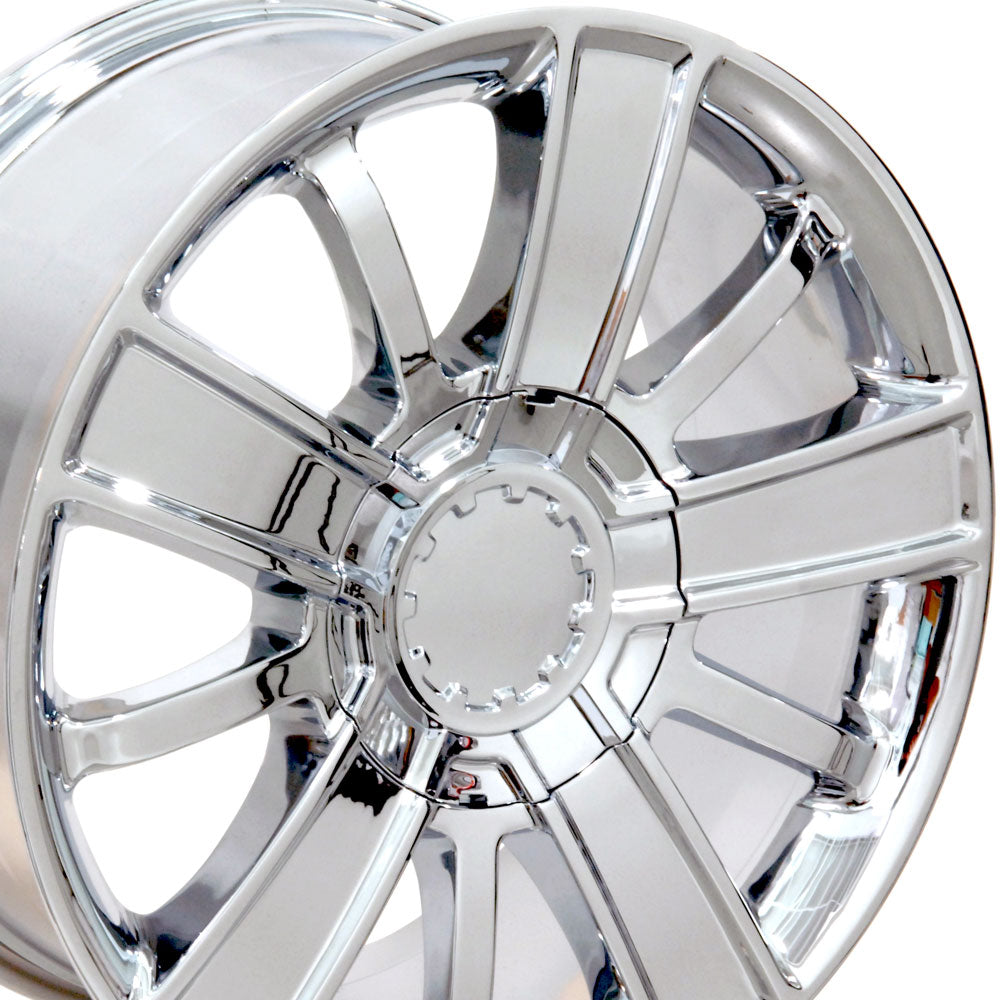 20" Fits Chevrolet - Silverado Style Wheel - Chrome 20x9