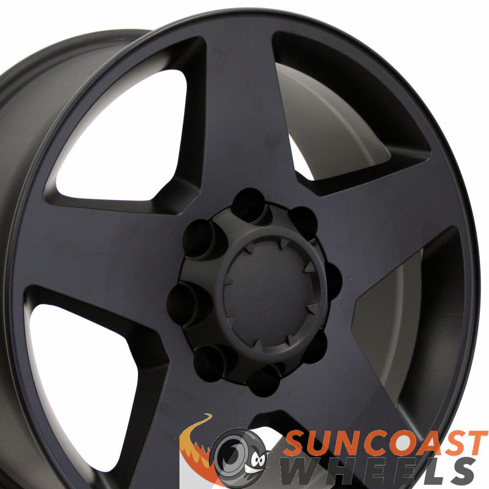 20" Rim Fits Silverado CV91A 20x8.5 Satin Black Chevy Truck Wheel