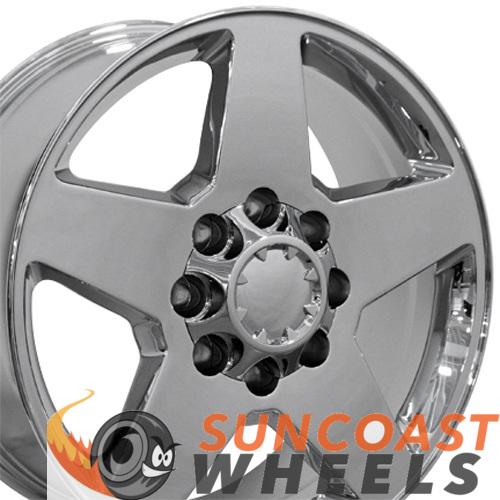 20" Rim Fits Silverado CV91A 20x8.5 Chrome Chevy Truck Wheel