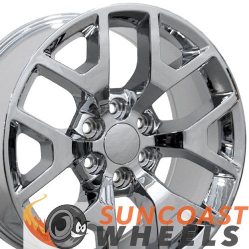 20" Fits GMC - Sierra Snowflake Wheel - Chrome 20x9
