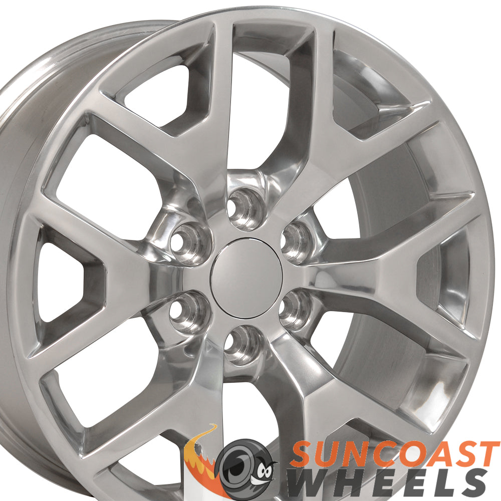 22" fits GMC - Sierra Wheel - Polished 22x9