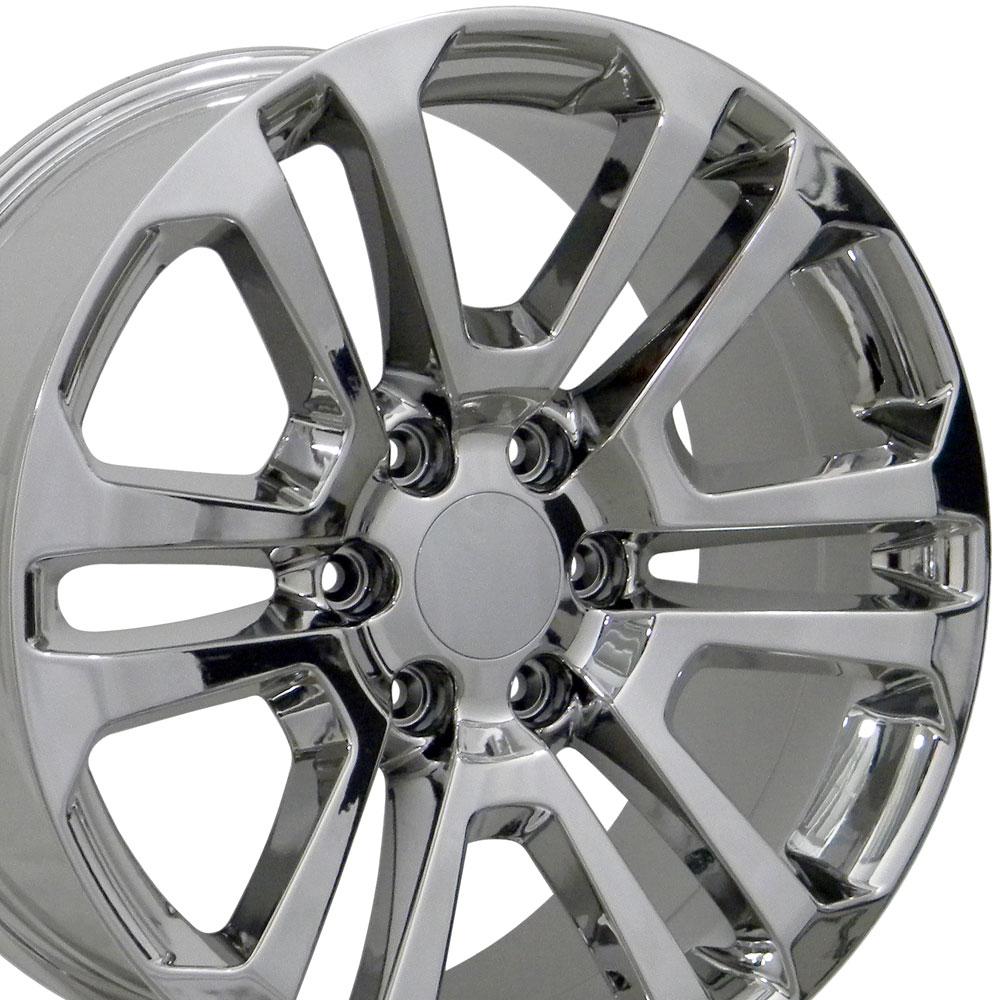 22" Rim Fits Sierra CV99 22x9 Chrome GMC Wheel