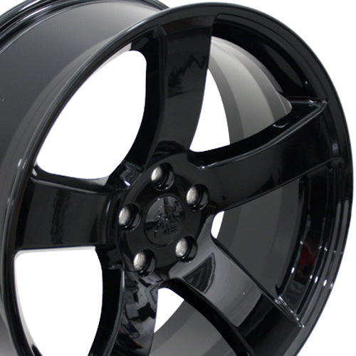 20" Fits Dodge - Charger Style Wheel - Black 20x8