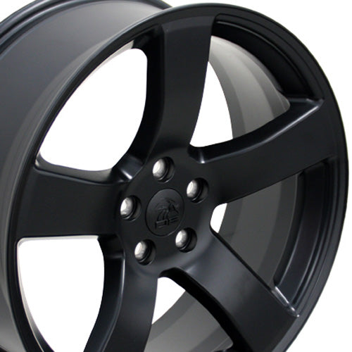 20" Fits Dodge - Charger Style Wheel - Satin Black 20x8