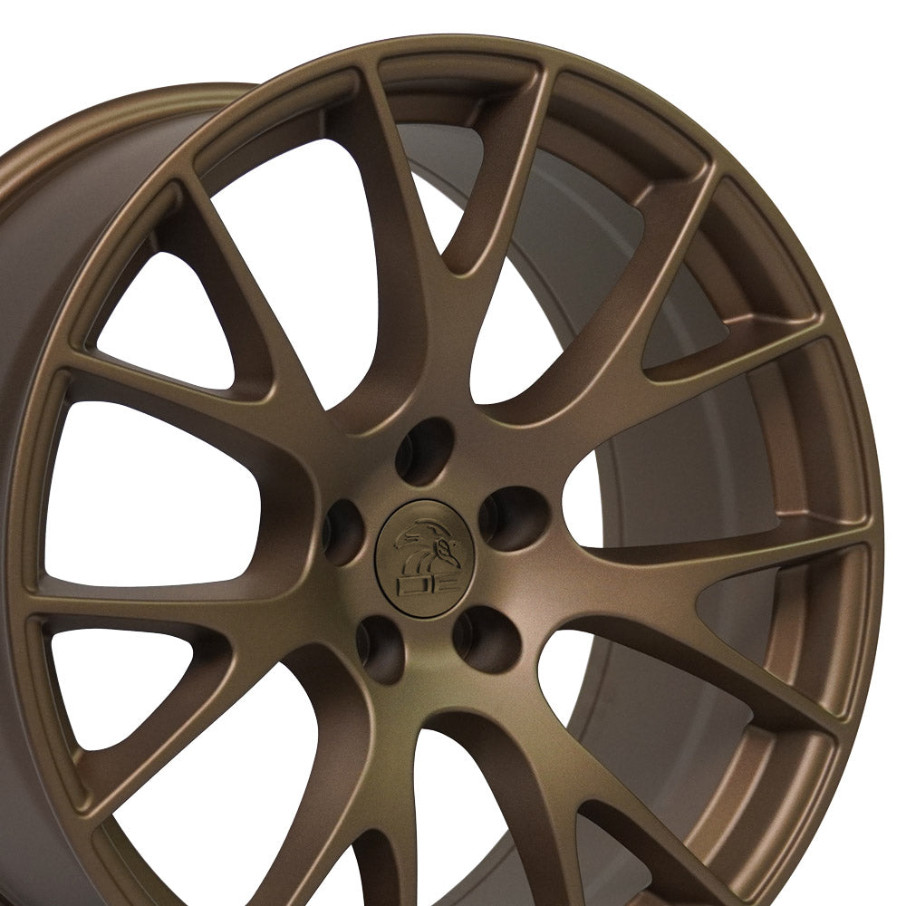 20" Fits Dodge - Hellcat Style Wheel - Bronze 20x9